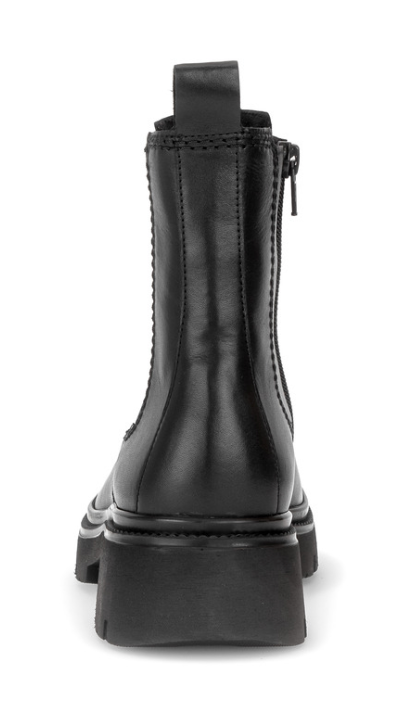 Gabor Black Leather Chelsea Boot 8021.01 005