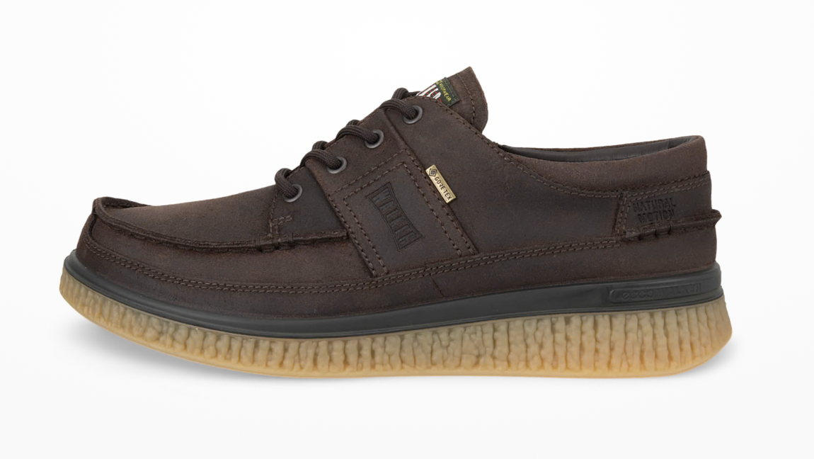 Ecco Gortex Shoe Mocha 571124 05178 Walker 3.0