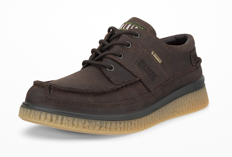 Ecco Gortex Shoe Mocha 571124 05178 Walker 3.0