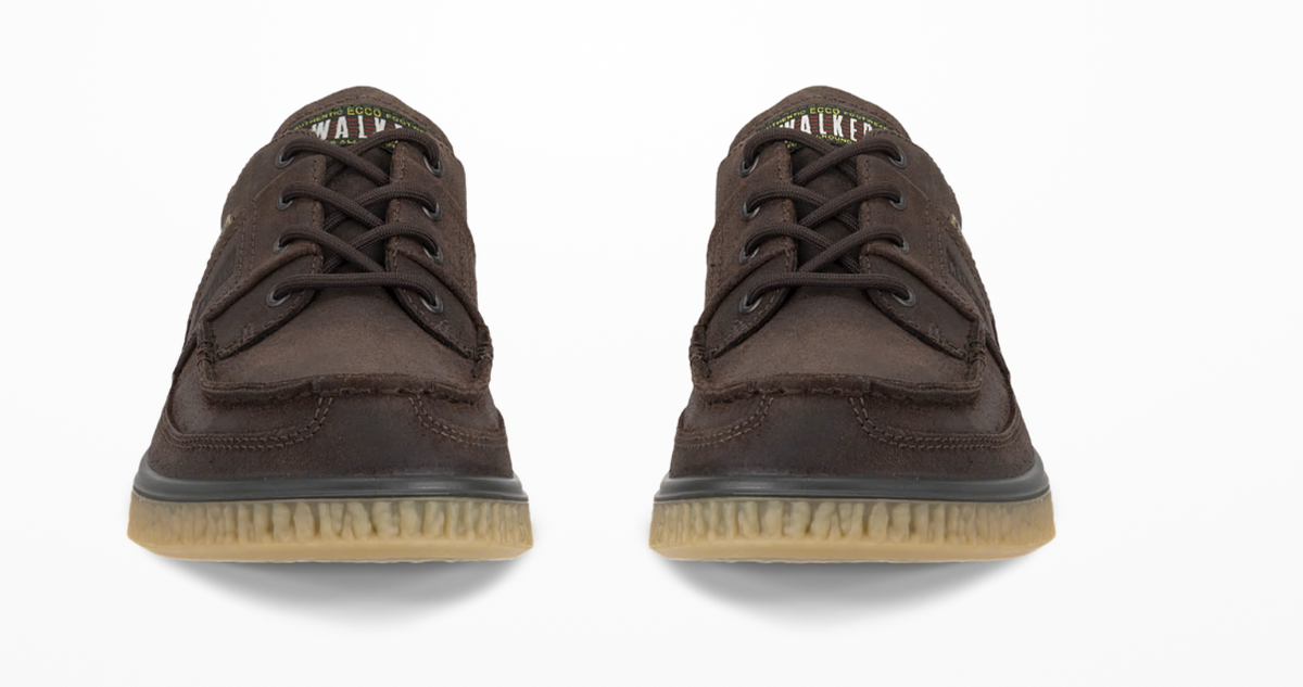 Ecco Gortex Shoe Mocha 571124 05178 Walker 3.0
