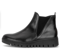 Load image into Gallery viewer, Gabor H Fit Black Wedge Boots 8015.01 003