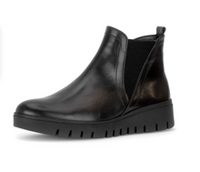 Load image into Gallery viewer, Gabor H Fit Black Wedge Boots 8015.01 003