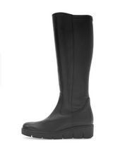 Load image into Gallery viewer, Gabor Knee High Boots Black Leather 8005.03 001