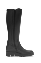 Load image into Gallery viewer, Gabor Knee High Boots Black Leather 8005.03 001