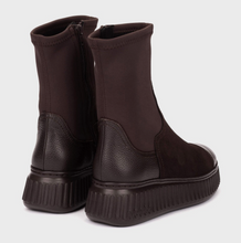 Load image into Gallery viewer, Wonders Dark Brown Stretch Boots A-5207 Testa