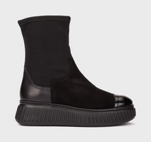 Load image into Gallery viewer, Wonders Black Stretch Boots A-5207 Negro