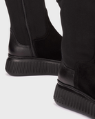 Wonders Black Stretch Boots A-5207 Negro