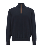 Paul Shark Navy Zip Wool Knit 16311157 050