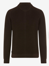 Load image into Gallery viewer, Brax Dark Brown Zip Knit 70-0539 Steffen 52