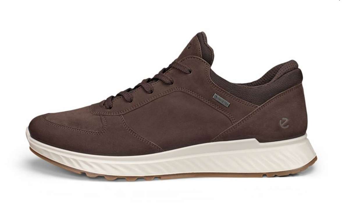 Ecco Exostride Mocha Brown Gortex Walking Shoe 835304 02178