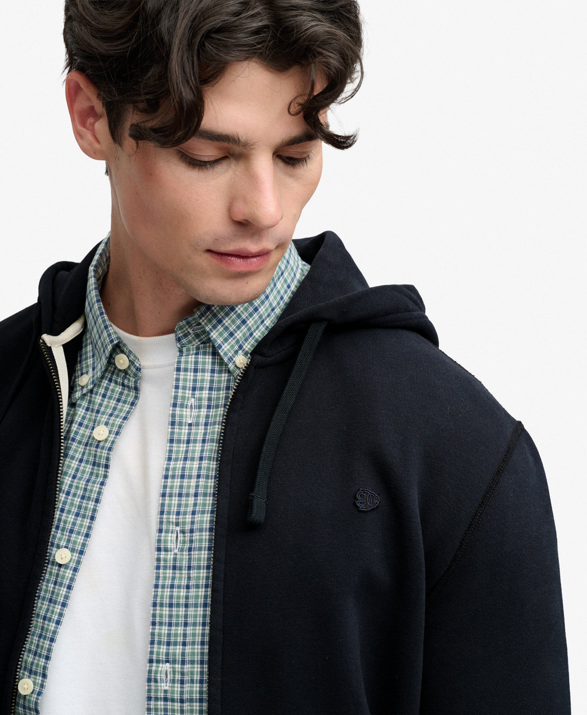Superdry Navy Zip Hoodie M2014703A 24s
