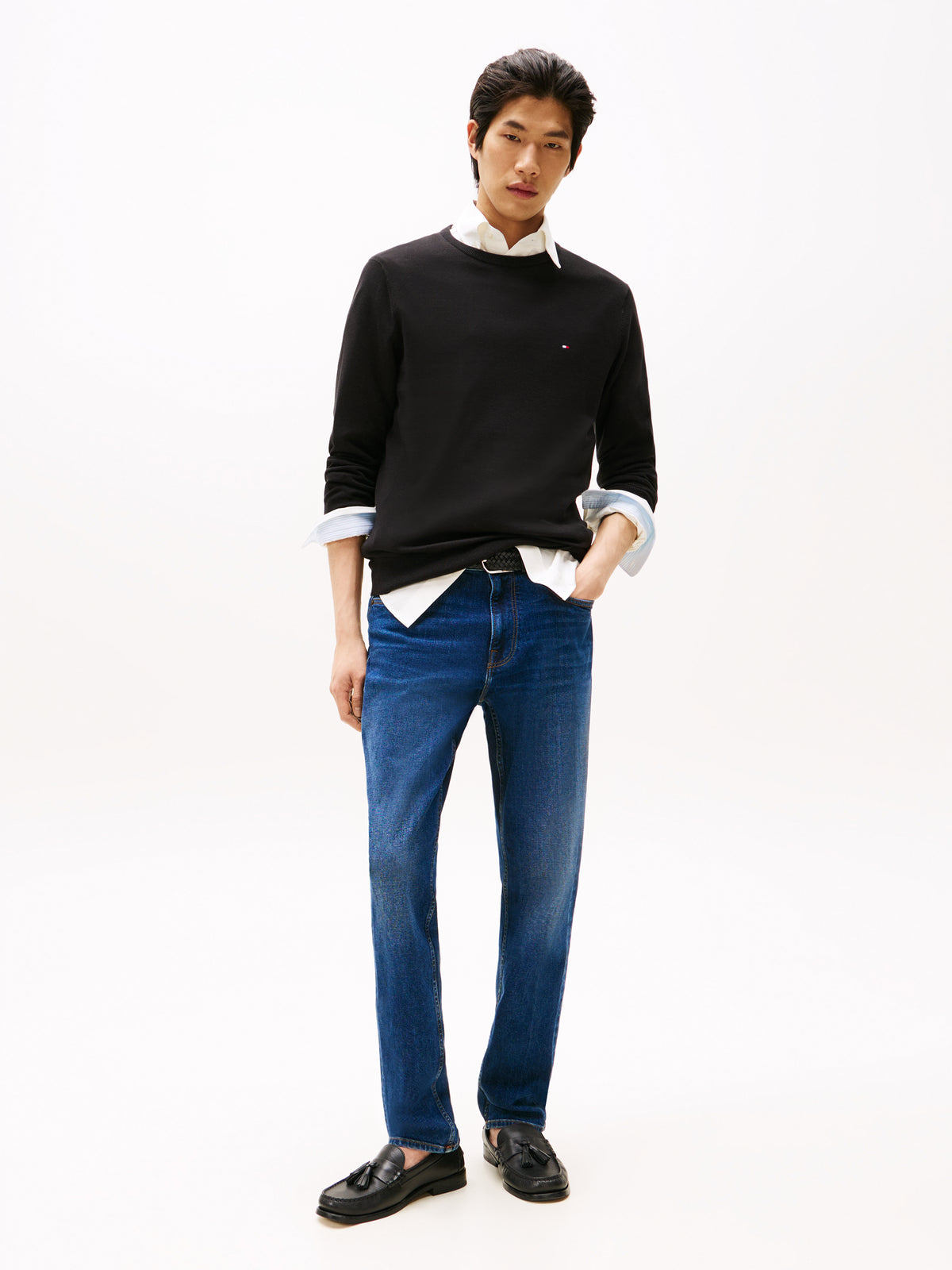 Tommy Hilfiger Crew Neck Black mw0mw14748 bds