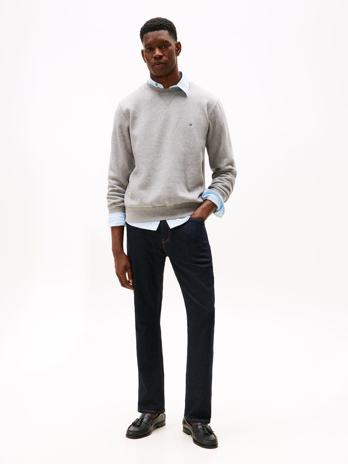 Tommy Hilfiger Crewneck Grey mw0mw37232 p91