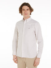 Load image into Gallery viewer, Tommy Hilfiger | Regular Fit Oxford Stripe Shirt in Khaki | MW0MW36238 0C8