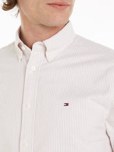 Load image into Gallery viewer, Tommy Hilfiger | Regular Fit Oxford Stripe Shirt in Khaki | MW0MW36238 0C8