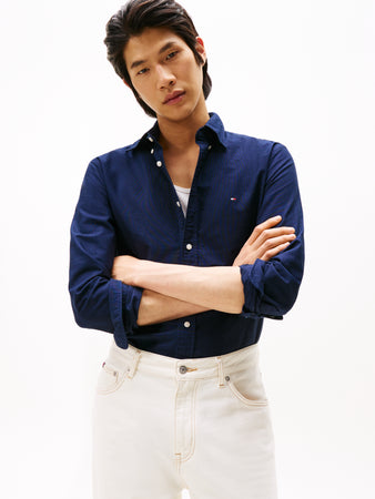 Tommy Hilfiger Navy Shirt mw0mw35774 0g0