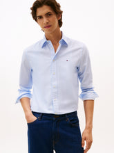 Load image into Gallery viewer, Tommy Hilfiger | Poplin Regular Fit Micro Print Shirt in Blue Spell | mw0mw40455 0GY
