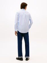 Load image into Gallery viewer, Tommy Hilfiger | Poplin Regular Fit Micro Print Shirt in Blue Spell | mw0mw40455 0GY