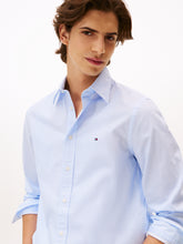 Load image into Gallery viewer, Tommy Hilfiger | Poplin Regular Fit Micro Print Shirt in Blue Spell | mw0mw40455 0GY
