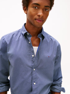 Tommy Hilfiger Navy Print Shirt mw0mw40455 0GZ