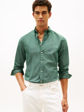 Load image into Gallery viewer, Tommy Hilfiger Green Print Shirt mw0mw40455 0h9
