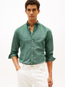 Tommy Hilfiger Green Print Shirt mw0mw40455 0h9
