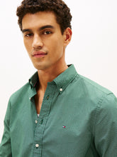 Load image into Gallery viewer, Tommy Hilfiger Green Print Shirt mw0mw40455 0h9