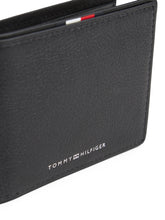 Load image into Gallery viewer, Tommy Hilfiger Black Wallet am0am13739 bds