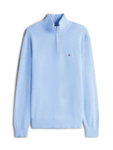 Load image into Gallery viewer, Tommy Hilfiger Blue 1/2 Zip Knit mw0mw37331 DVD