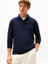 Load image into Gallery viewer, Tommy Hilfiger Long Sleeve Polo in Navy mw0mw20183 dw5