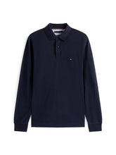 Load image into Gallery viewer, Tommy Hilfiger Long Sleeve Polo in Navy mw0mw20183 dw5