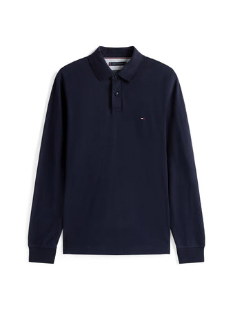 Tommy Hilfiger Long Sleeve Polo in Navy mw0mw20183 dw5