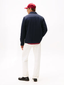 Tommy Hilfiger | Intechno Mix Media Overshirt in Navy | mw0mw40059 dw5