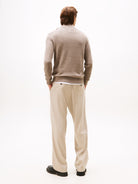 Tommy Hilfiger Taupe Zip Knit mw0mw28049 h13