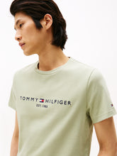 Load image into Gallery viewer, Tommy Hilfiger | Slim Fit Logo Tee in Sage Green | mw0mw11797 L9a