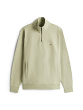 Load image into Gallery viewer, Tommy Hilfiger Sage Green 1/2 Zip Sweat mw0mw36510 L9a