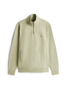 Tommy Hilfiger Sage Green 1/2 Zip Sweat mw0mw36510 L9a