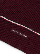 Tommy Hilfiger Beanie in Burgundy am0am13587 xih