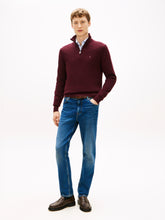 Load image into Gallery viewer, Tommy Hilfiger Burgundy Zip Knit mw0mw28049 xih