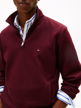 Load image into Gallery viewer, Tommy Hilfiger Burgundy 1/2 Zip Sweat mw0mw36510 xih