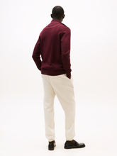 Load image into Gallery viewer, Tommy Hilfiger Burgundy 1/2 Zip Knit mw0mw37331 xih