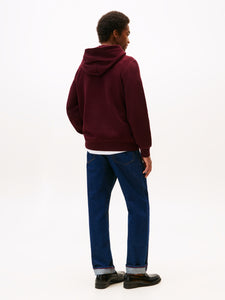Tommy Hilfiger Burgundy Hoody mw0mw39997 xih