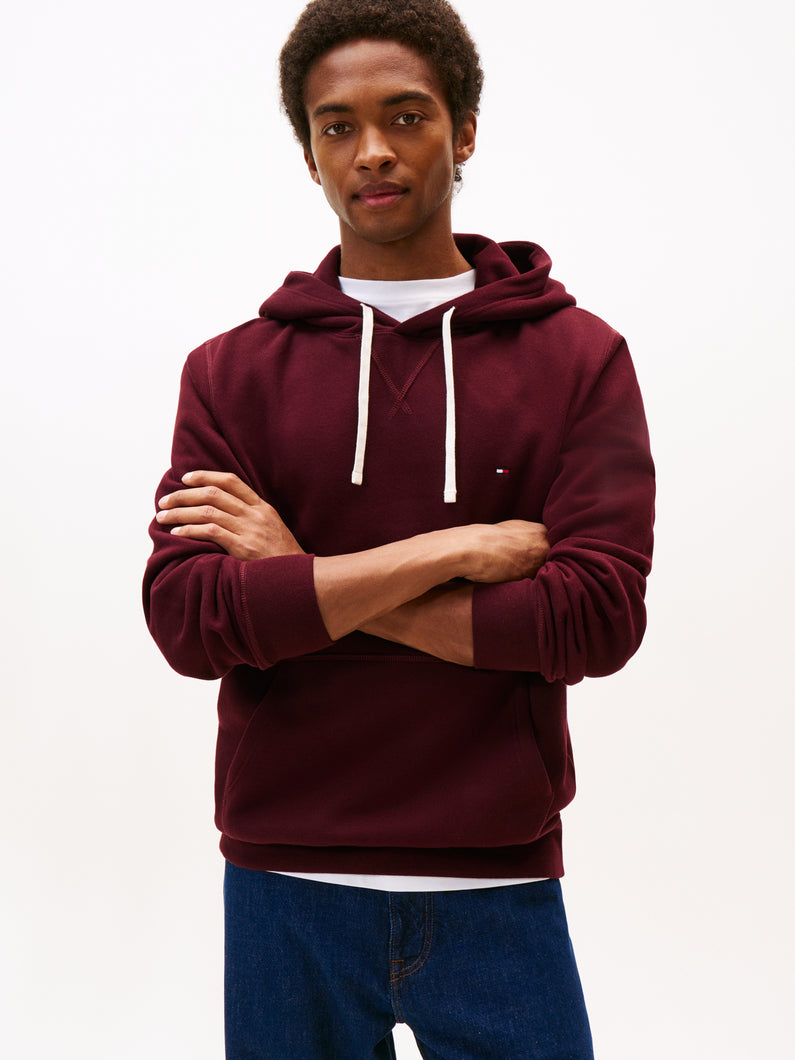 Tommy Hilfiger Burgundy Hoody mw0mw39997 xih