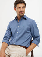 Tommy Hilfiger Blue Print Shirt MW0MW44580 0GY