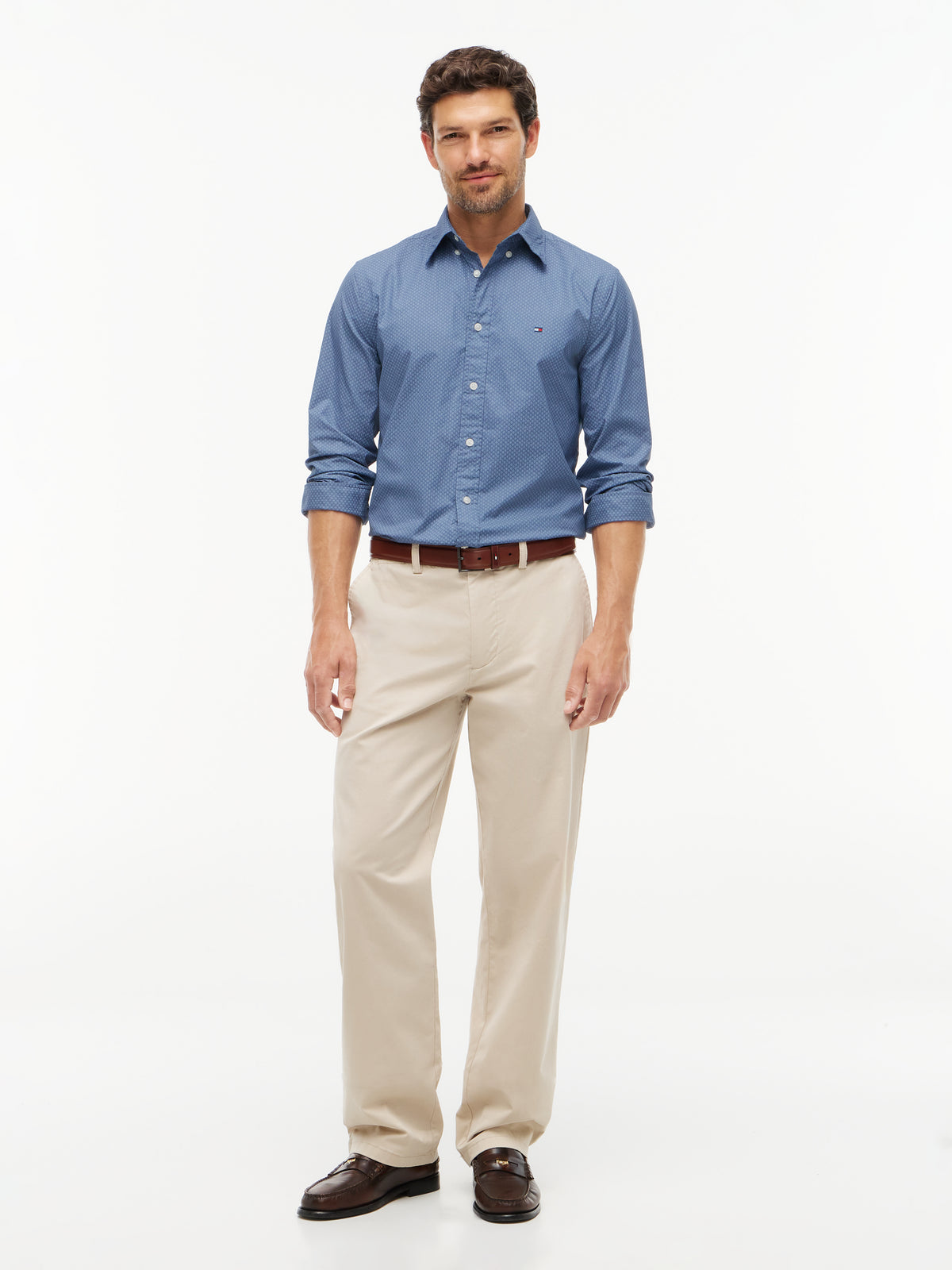 Tommy Hilfiger Blue Print Shirt MW0MW44580 0GY