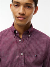 Load image into Gallery viewer, Tommy Hilfiger Burgundy Print Shirt MW0MN44580 0KP