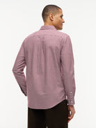 Tommy Hilfiger Burgundy Gingham Shirt MW0MW36395 0QJ