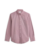 Tommy Hilfiger Burgundy Gingham Shirt MW0MW36395 0QJ