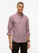 Tommy Hilfiger Burgundy Gingham Shirt MW0MW36395 0QJ