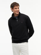 Tommy Hilfiger Black Zip Sweat MW0MW37233 bds
